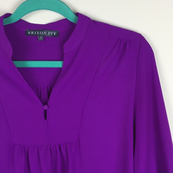 Brixon Ivy - Sylvester Split Neck Blouse - Picture 3 of 7